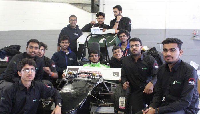NED students win ‘Breakthrough Award’ at Formula Student 2017
