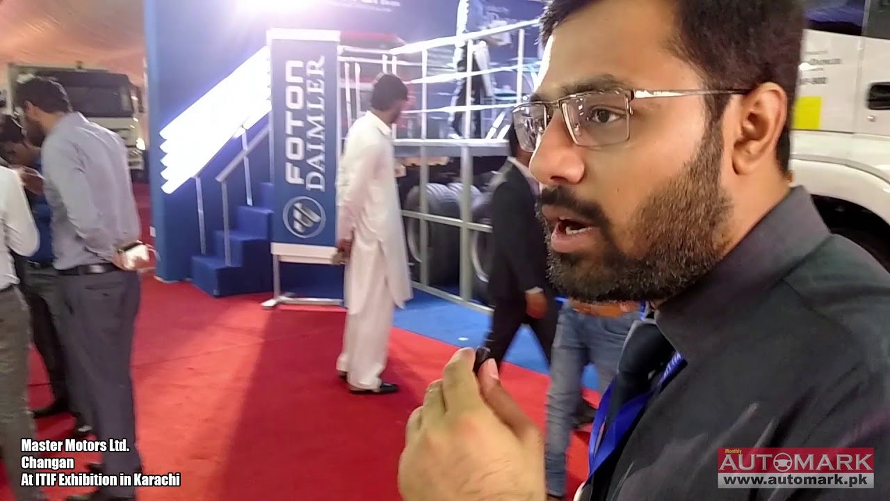 Master Motor's Changan display at ITIF2018 Exhibition in Karachi Automark